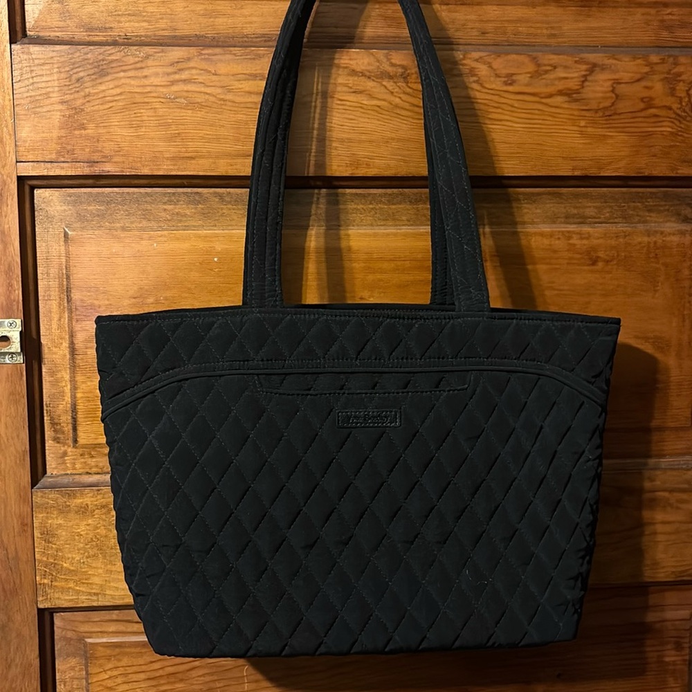 Vera Bradley shoulder bag set. Little hipster, classic black.